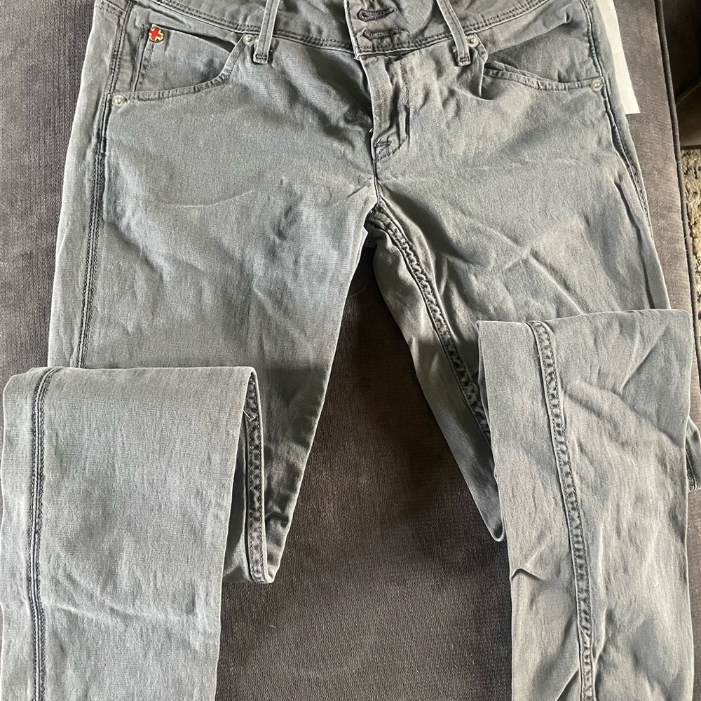 Hudson Jeans Women's Straight Leg in Light Gray